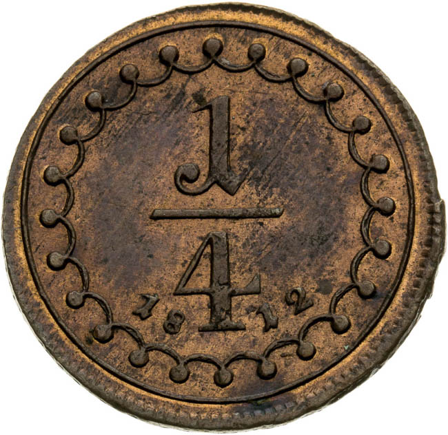 1/4 Kreutzer 1812 - back