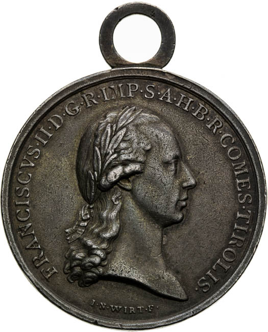 Silver Medal 1796 - front