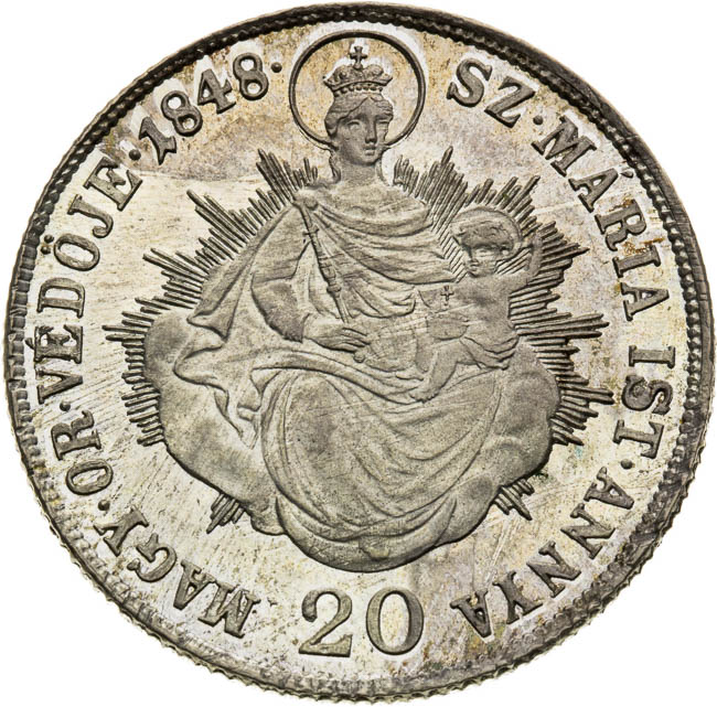 20 Krejcar 1848 - revers