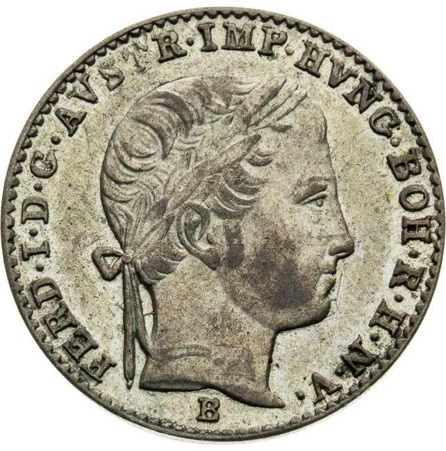 3 Krejcar 1838 - avers