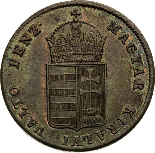 1 Kreutzer 1848 - front