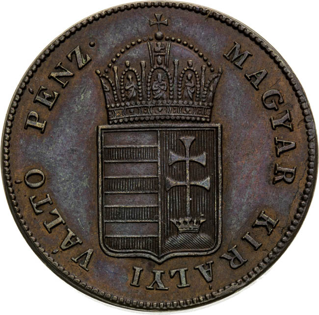 1 Kreutzer 1848 - front