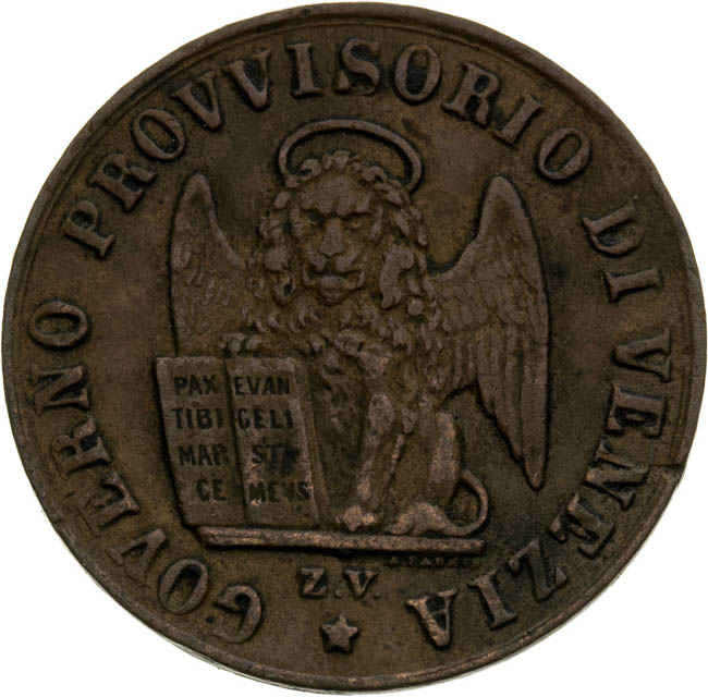 1 Centesimo 1849  - front