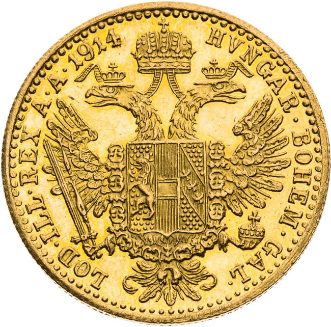 Ducat 1914 - back