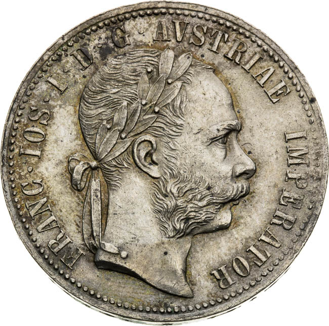 Gulden 1875 - front