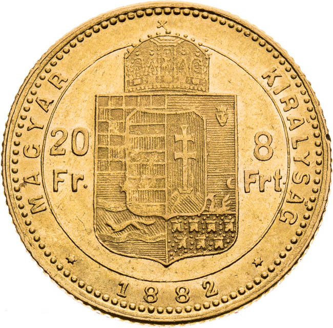 8 Zlatník 1882 - reverz