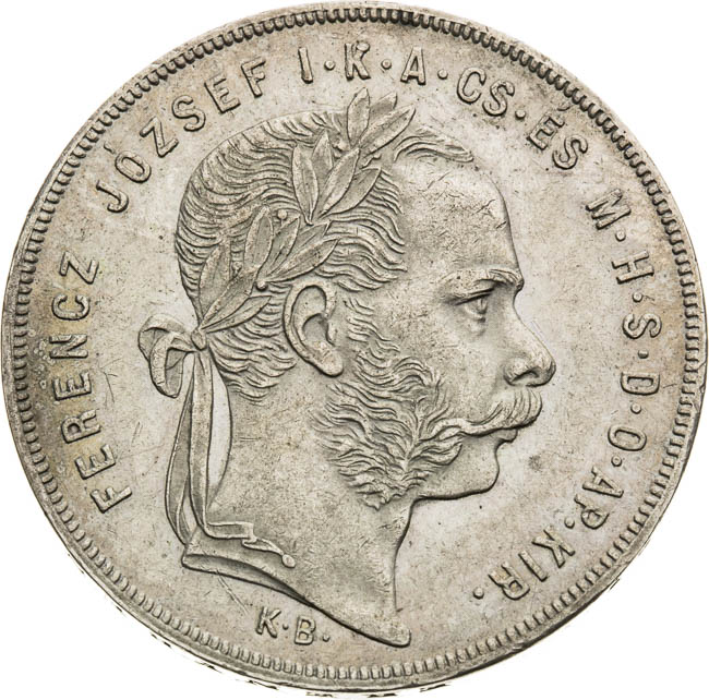 Zlatník 1873 - averz