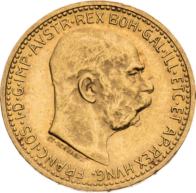 10 Korona 1910 - averz