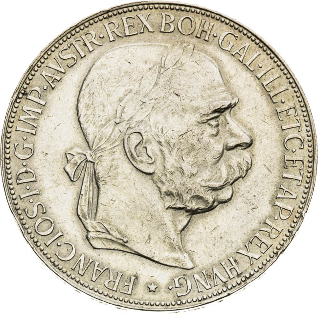 5 Korona 1900 - averz