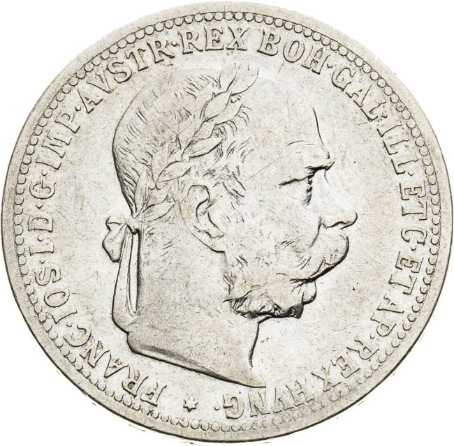 1 Korona 1897 - averz