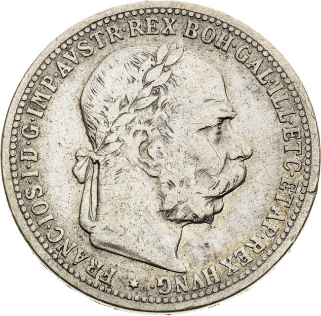 1 Corona 1904 - front