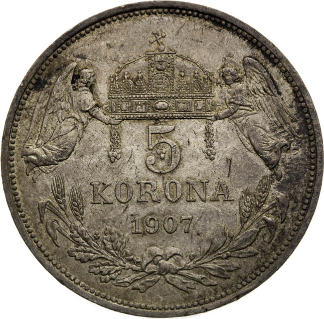 5 Corona 1907 - back