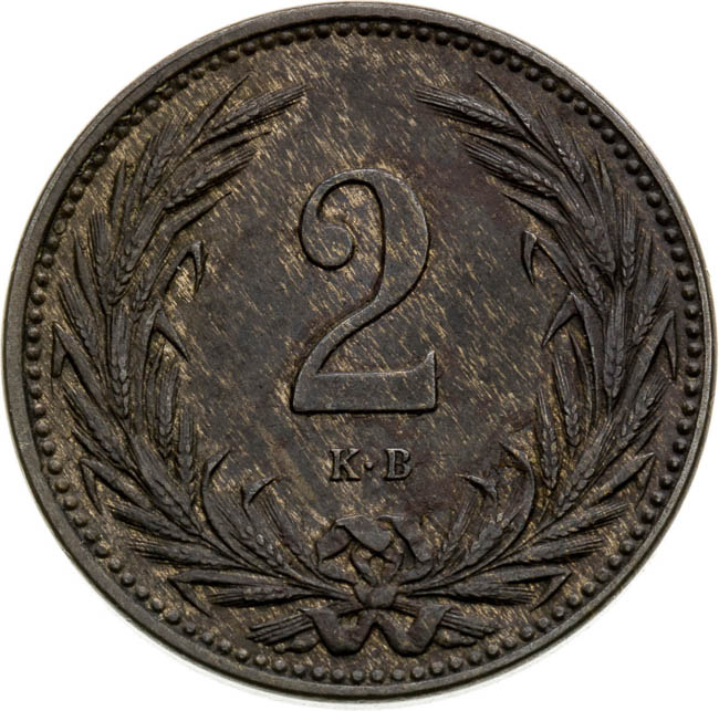 2 Kreutzer 1895 - back