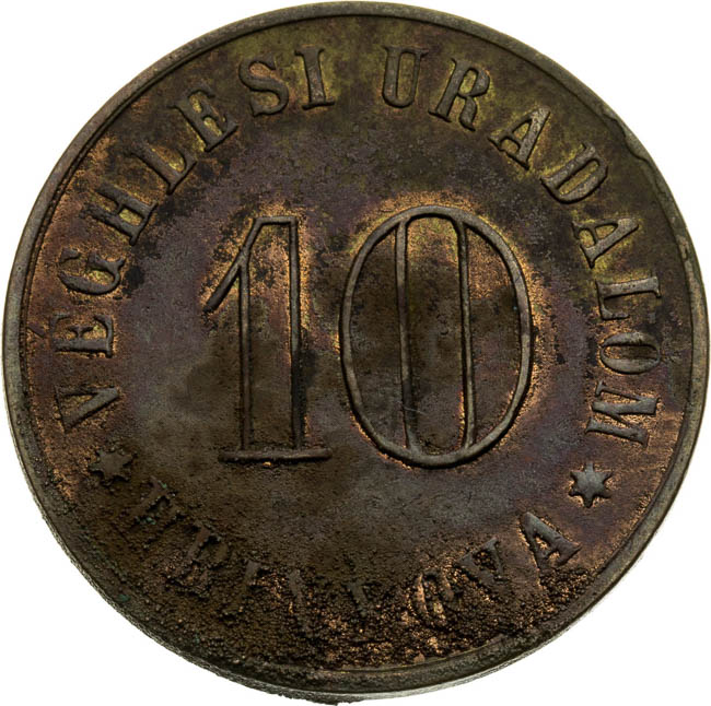 10 Kreutzer 1879 - back
