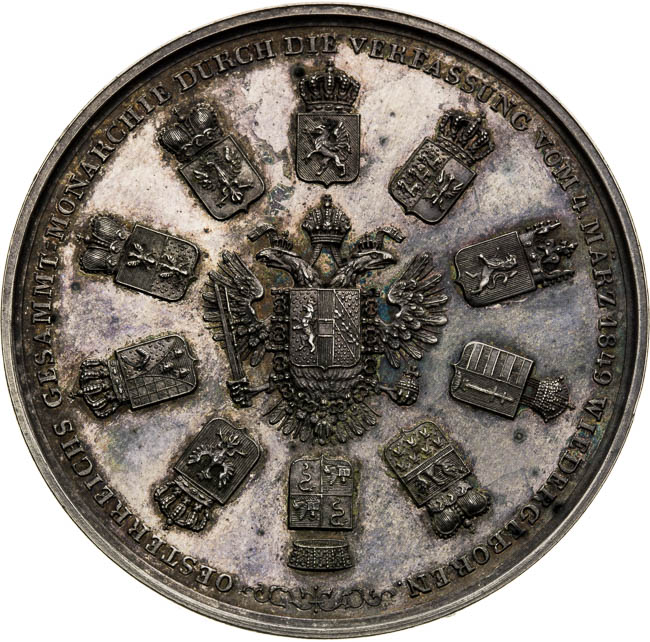 Silver Medal 1849 - front