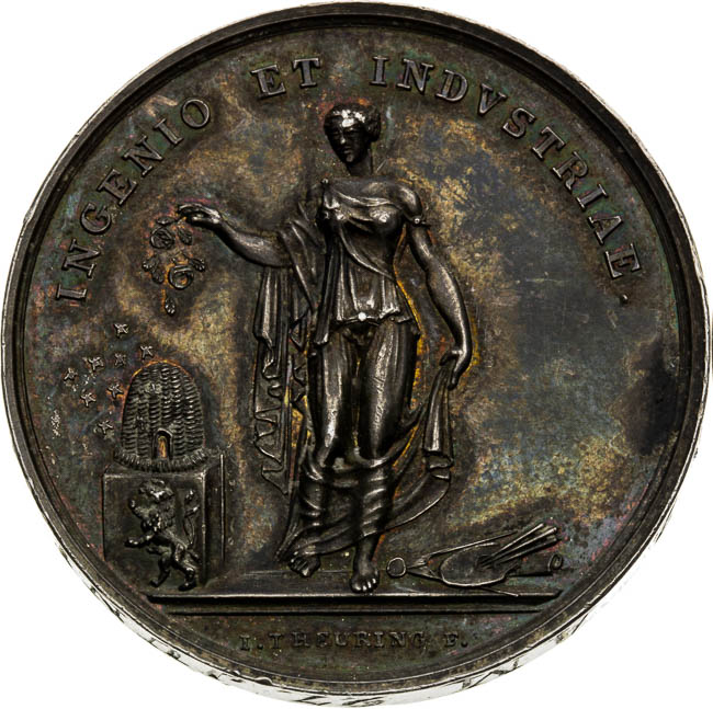 Silver Medal 1857 - front