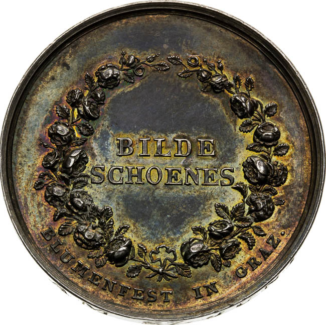 Silver Medal 1857 - back