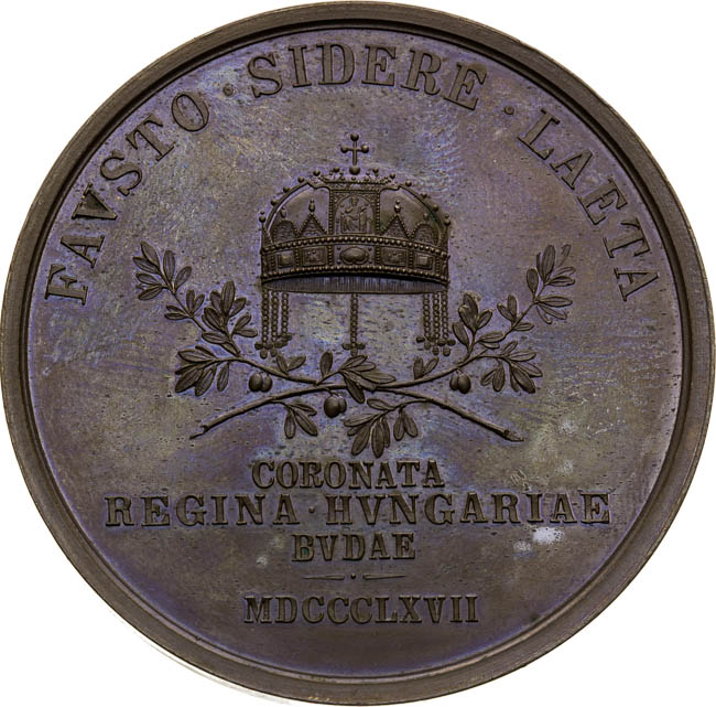 Medal 1867 - back