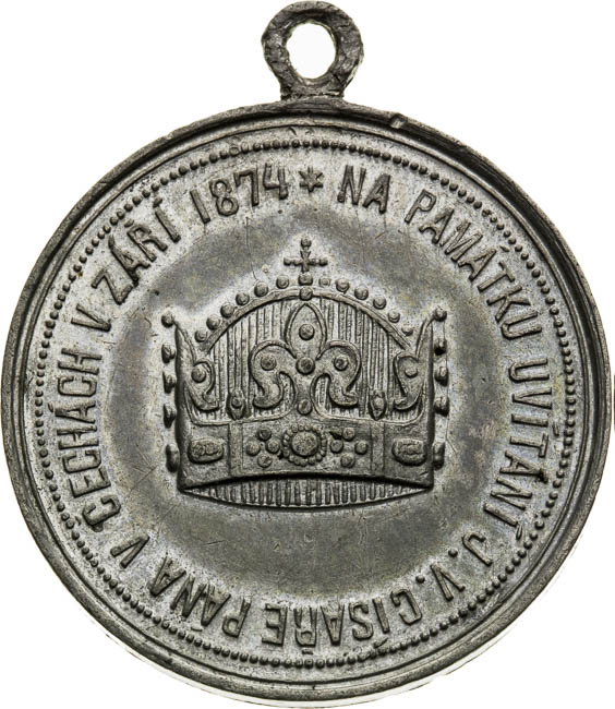 Medal 1874   - front