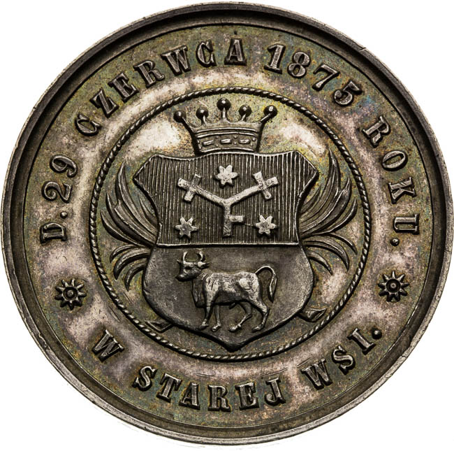 Silver Medal 1875 - front