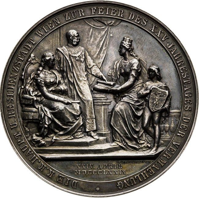 Silver Medal 1879 - back