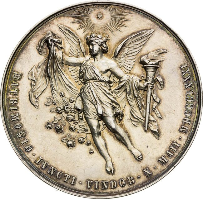 Silver Medal 1881 - back