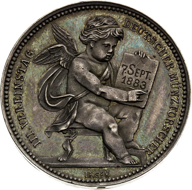 Silver Medal 1883 - back