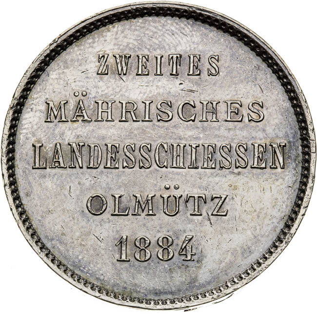 Silver Medal 1884 - back