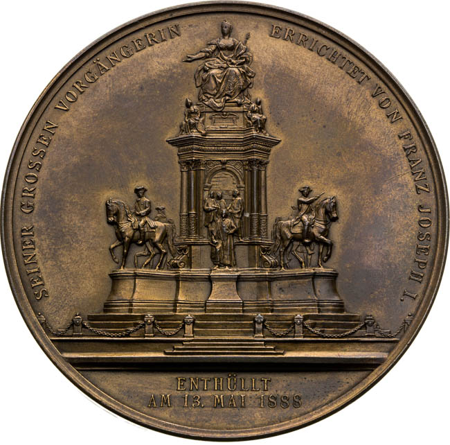 Bronze Medal 1888 - back