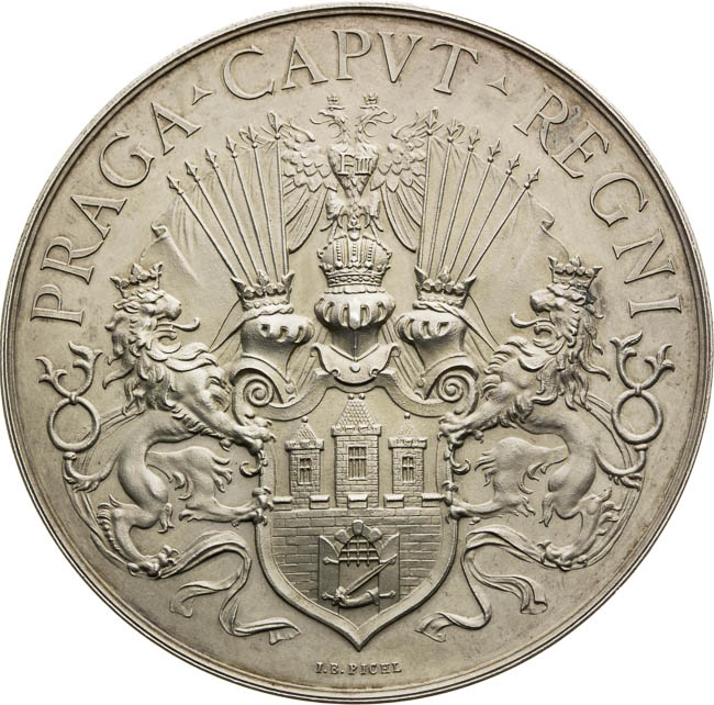 Silver Medal 1891 - back