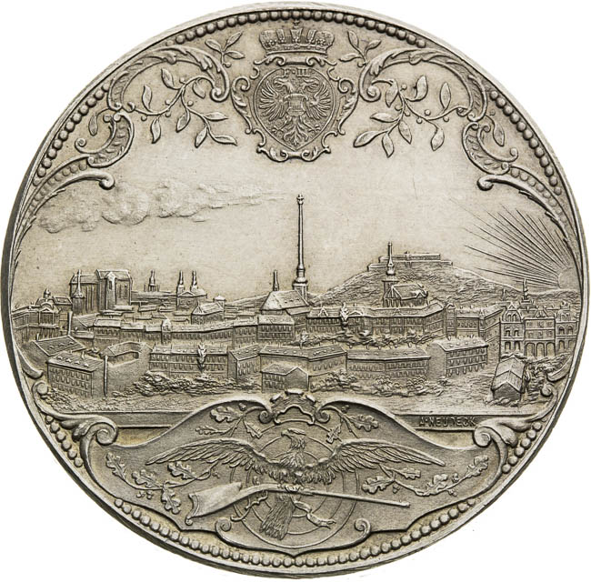 Silver Medal 1892 - back