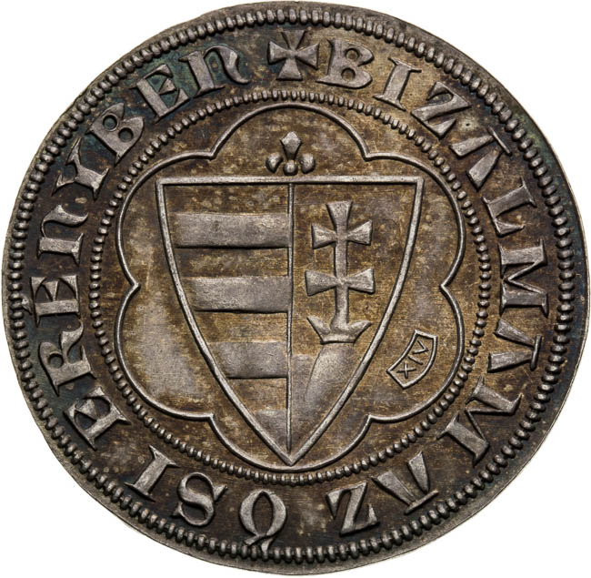 Medal (Groschen) 1896 - back
