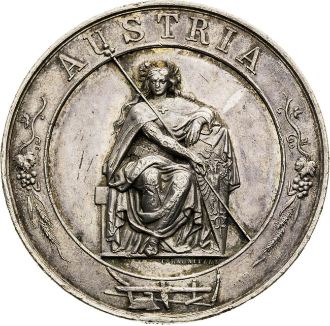 Silver Medal  - front