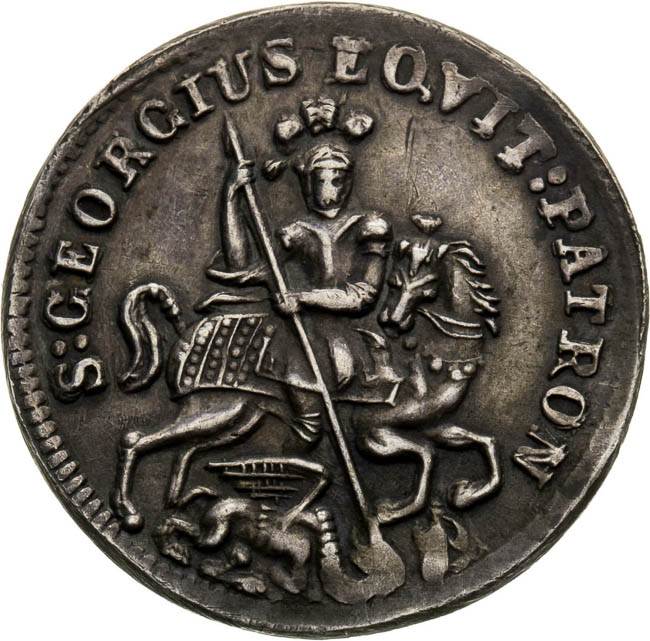Silver St. George's Medal - front