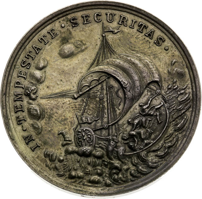 Silver St. George's Medal - back