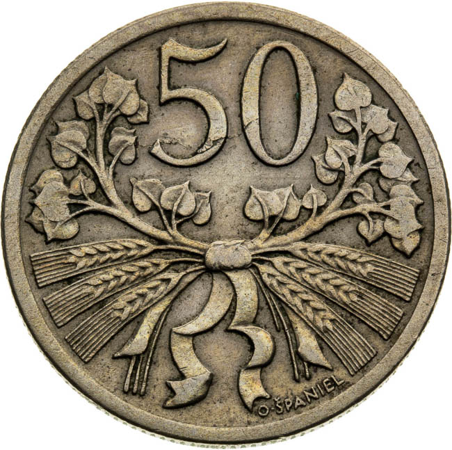 50 Halier 1926 - back