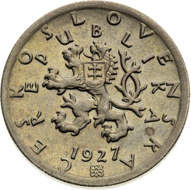 50 Halier 1927 - front