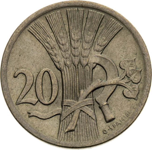 20 Halier 1928 - back