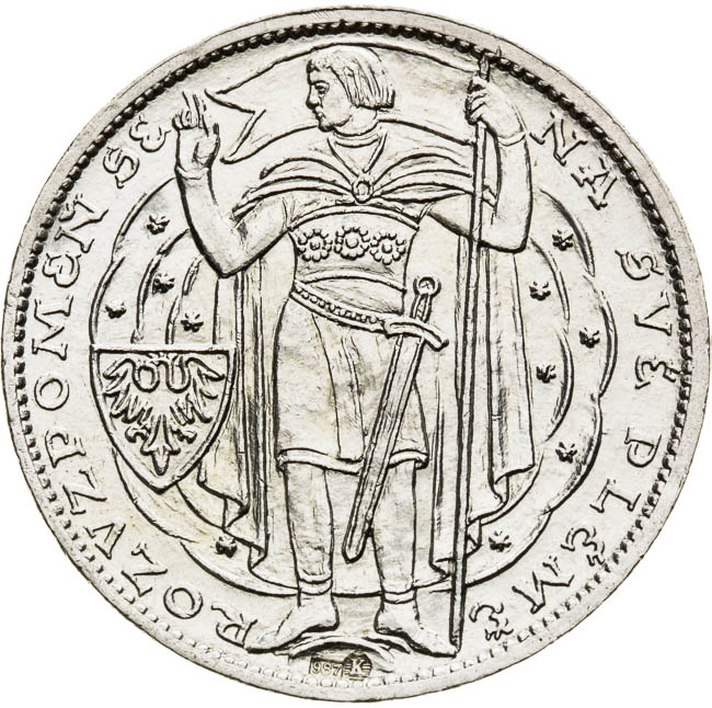 Silver Medal 1929 - front