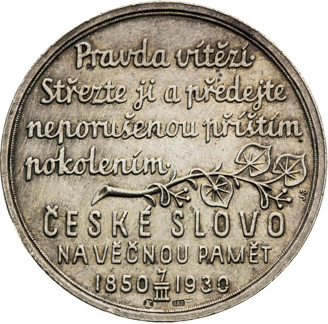Silver Medal 1930 - back