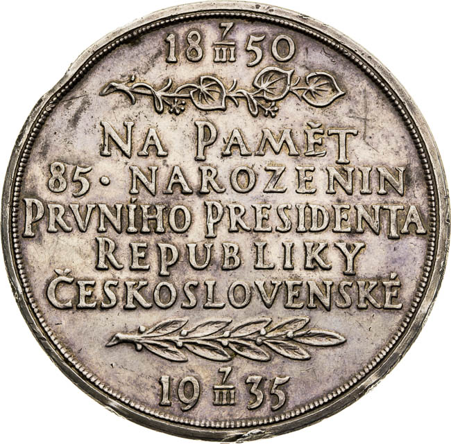 Silver Medal 1935 - back