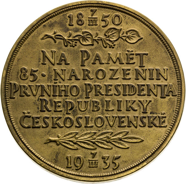 Medal 1935 - back