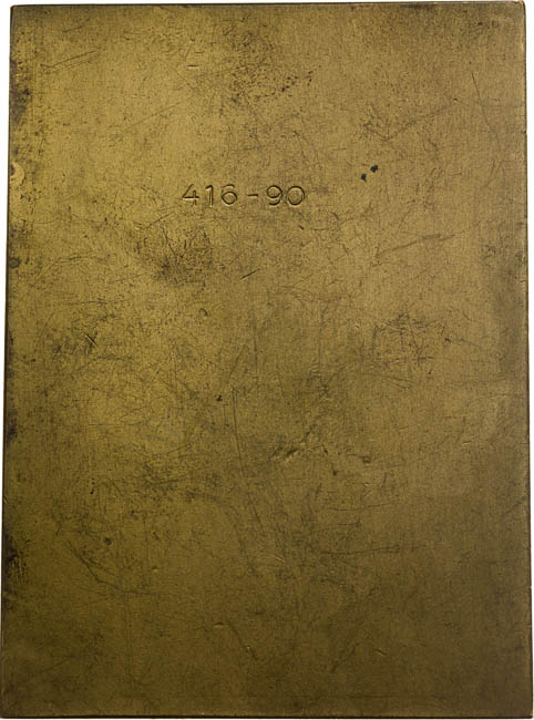 Plaque - back