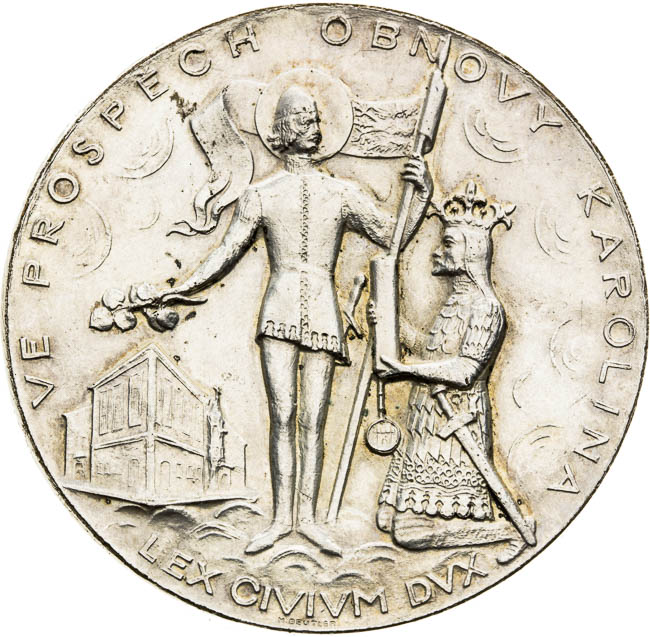 Medal 1948 - back