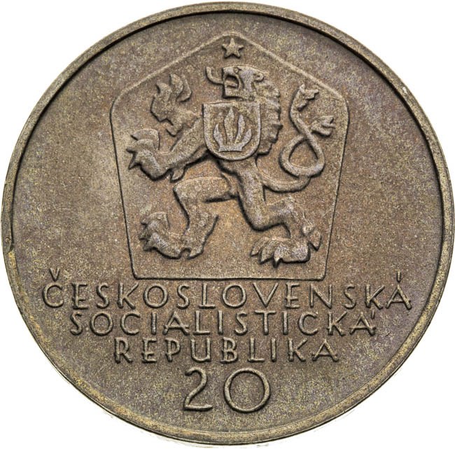 20 Koruna 1972 - front
