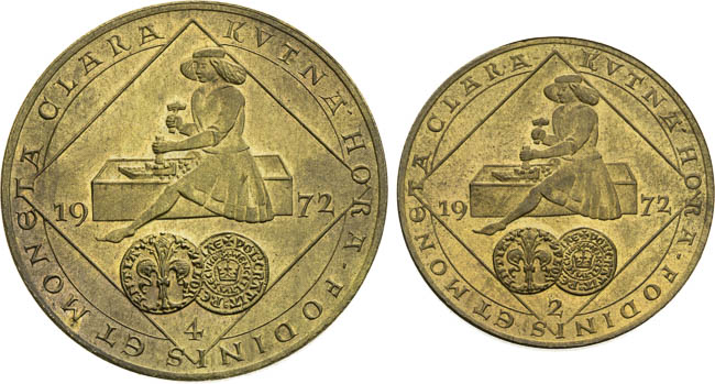 Medals 1972 (2 pcs) - front
