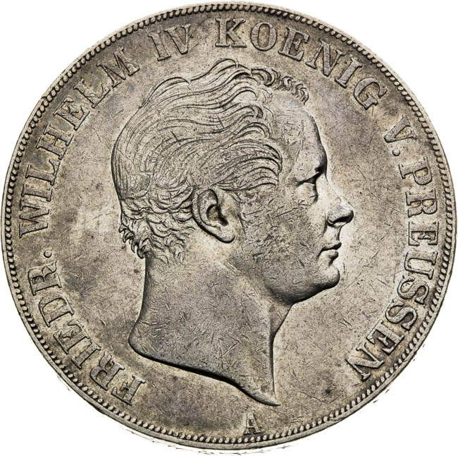 2 Toliar 1844 - averz