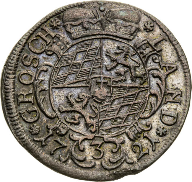 3 Kreutzer 1721 - back