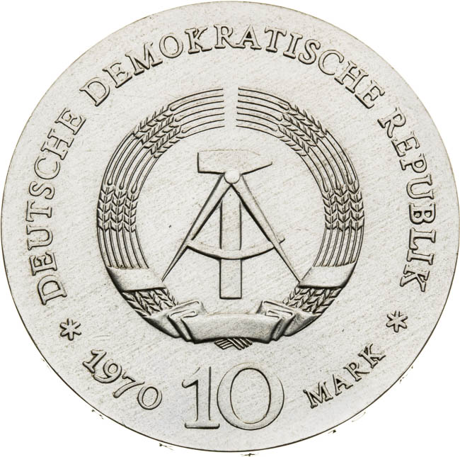 10 Marks 1970 - back