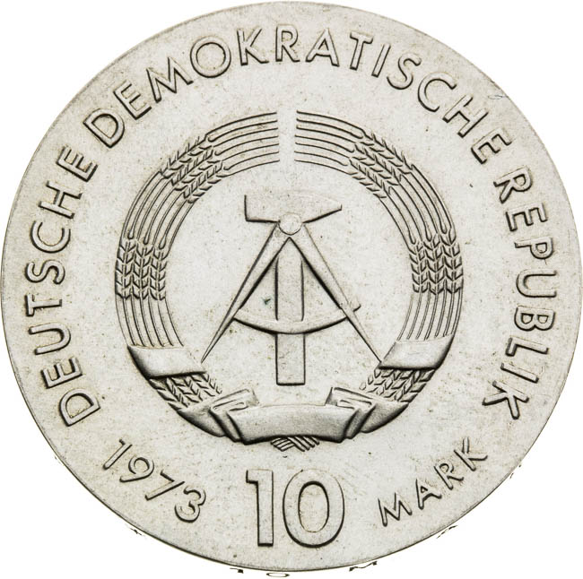 10 Marks 1973 - back